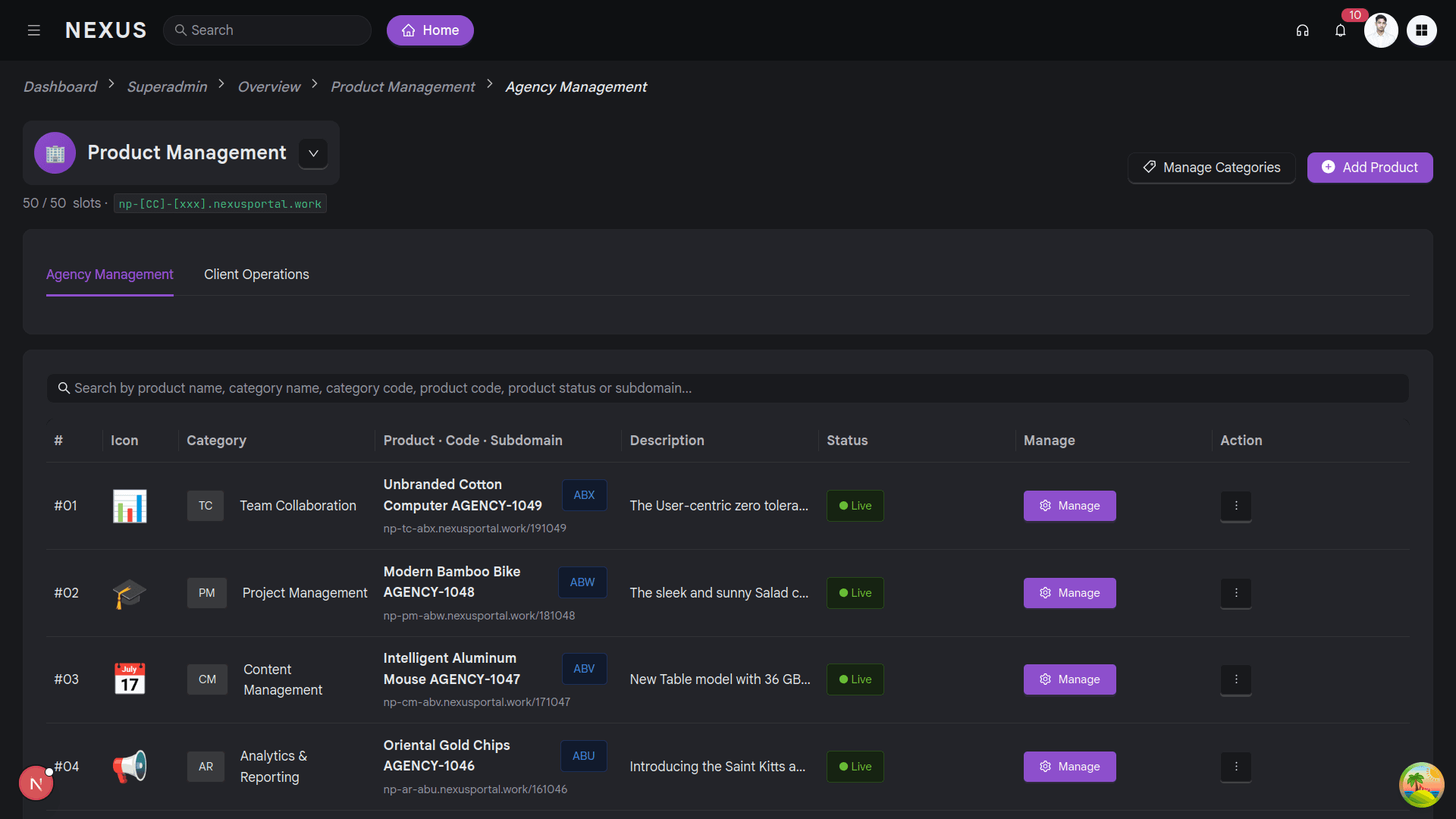 /projects/nexus-portal/nexus-agency-products.png